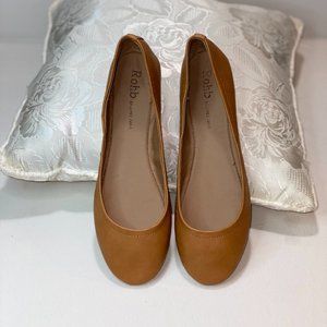 NEW! Rohb Cognac Ballet Flats